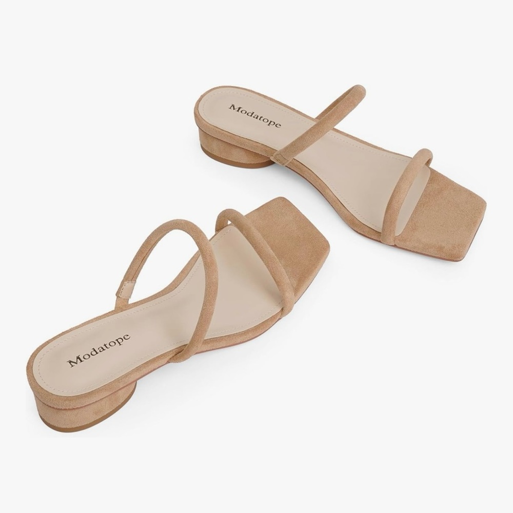 NIB MODATOPE shoes size 9 suede tan